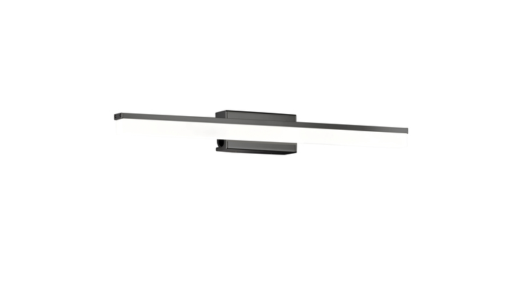 SCHÖNER WOHNEN-Kollektion LED Spiegelleuchte WIDE 60 cm schwarz