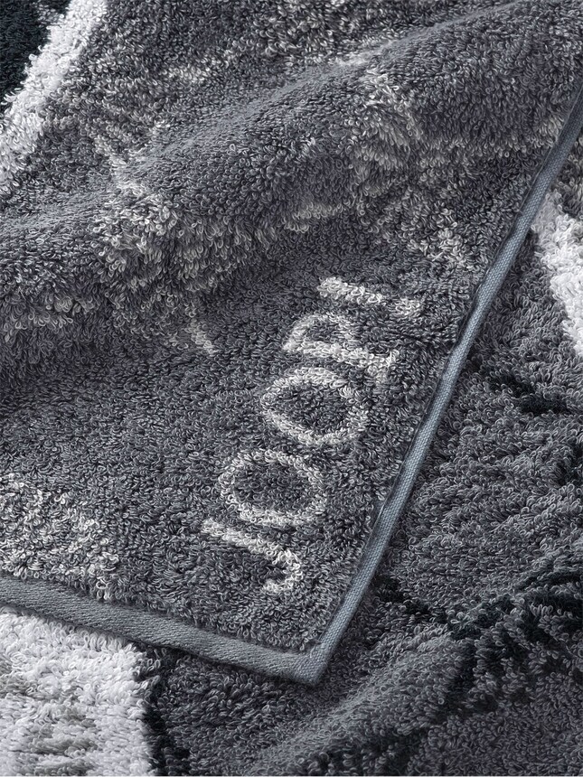 JOOP! Handtuch CORNFLOWER STRIPES  50 x 100 cm schwarz/grau