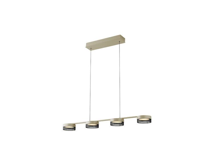 HELL LED Balkenpendel MESH sand /schwarz
