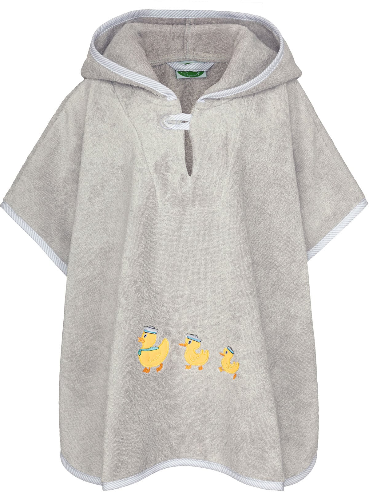 Smithy Badeponcho ENTE 55 x 70 cm grau