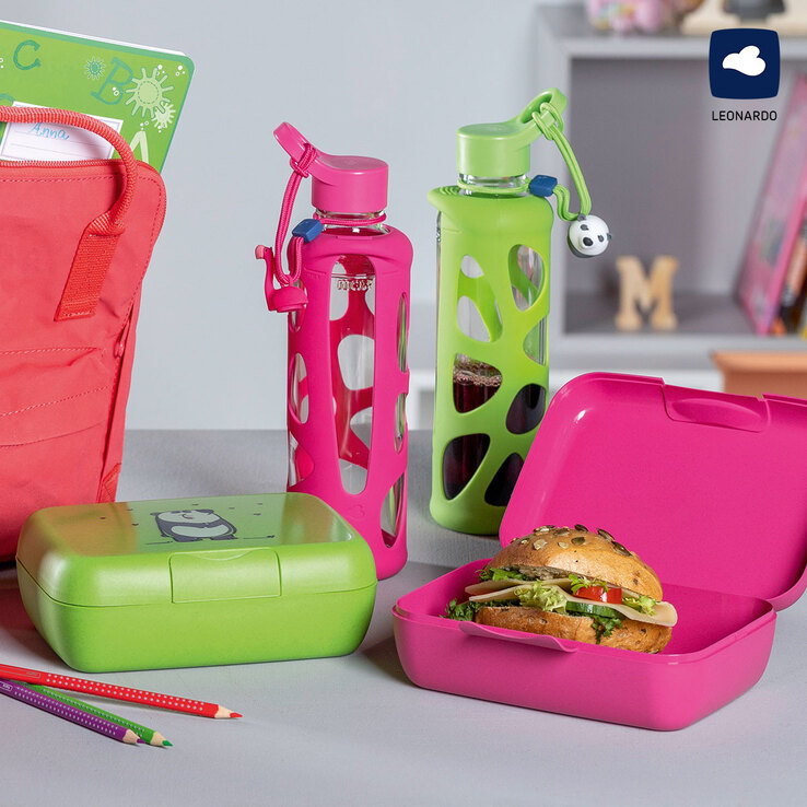 LEONARDO Kinder Brotdose BAMBINI FLAMINGO pink