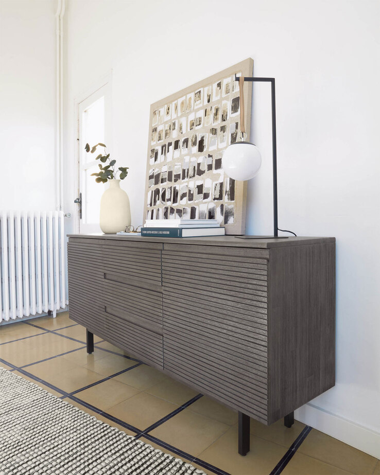 Kave Home Retrofit Tischlampe MONTEIRO schwarz