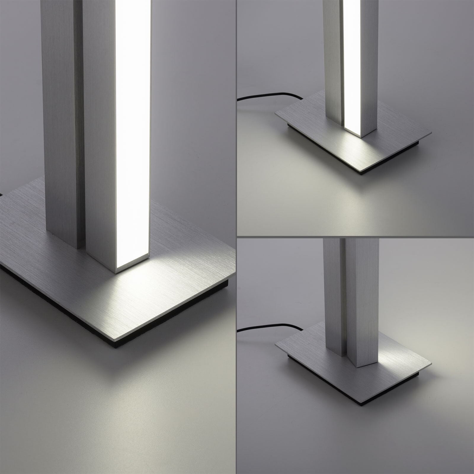 Paul Neuhaus LED Stehlampe PURE-LINES alufarbig