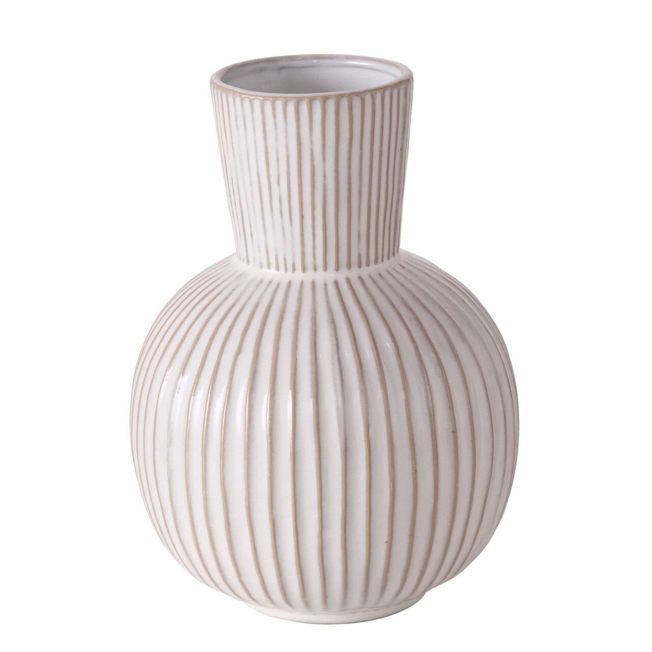 Vase DEBORAH 25 cm weiß