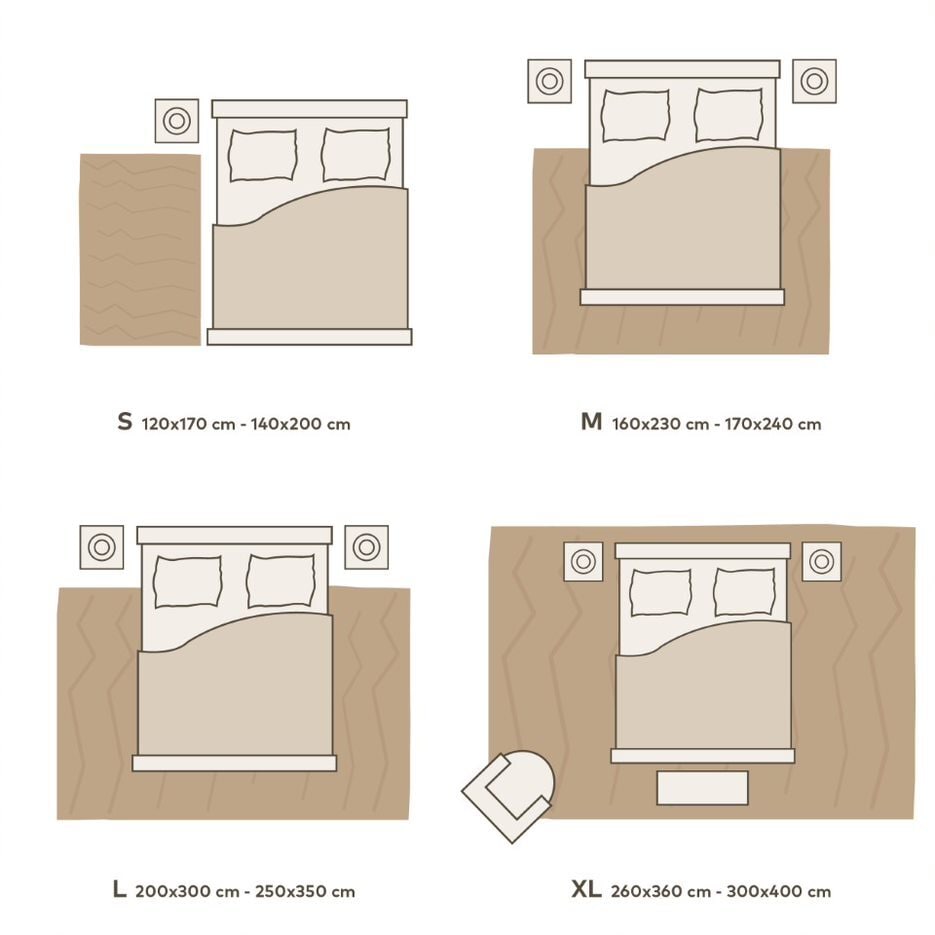 Webteppich SAVANNAH 200 x 285 cm hellbraun   