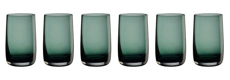 ASA Longdrinkglas SARABI 6er Set - je 400 ml grün