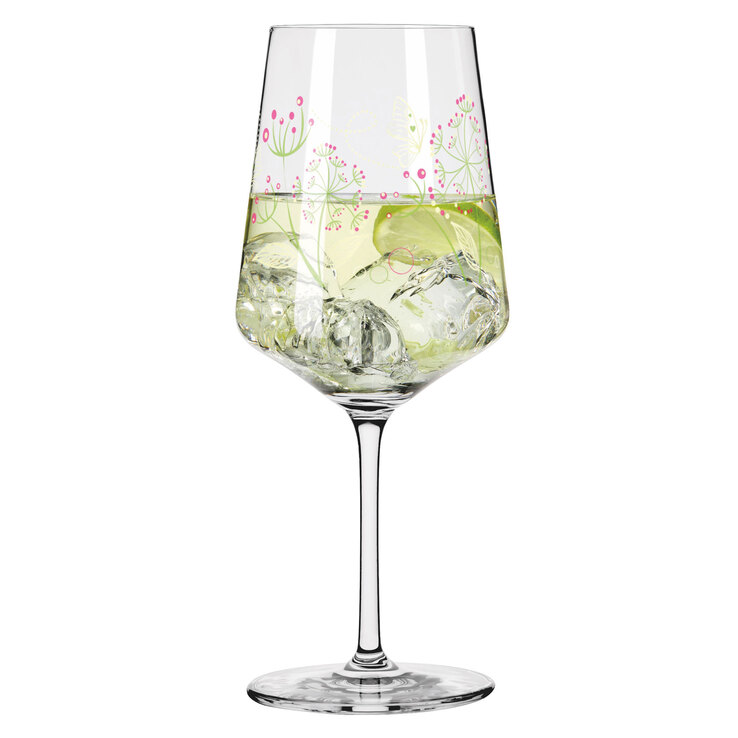 RITZENHOFF Aperitifglas SOMMERTAU HUGO 4er Set Blumen Kristallglas