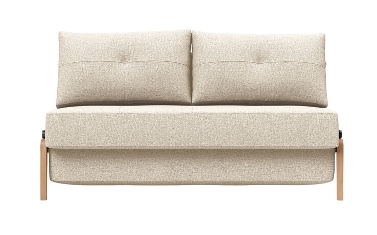 INNOVATION LIVING Schlafsofa KAROI Eiche natur /Blinda sand