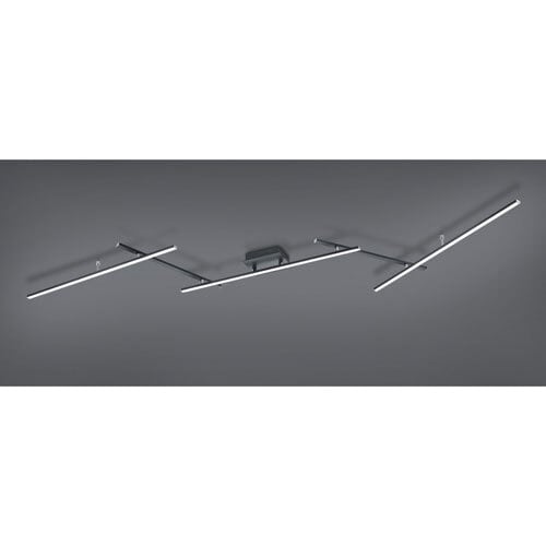 TRIO LED Deckenlampe ARVIN 245 cm schwarz