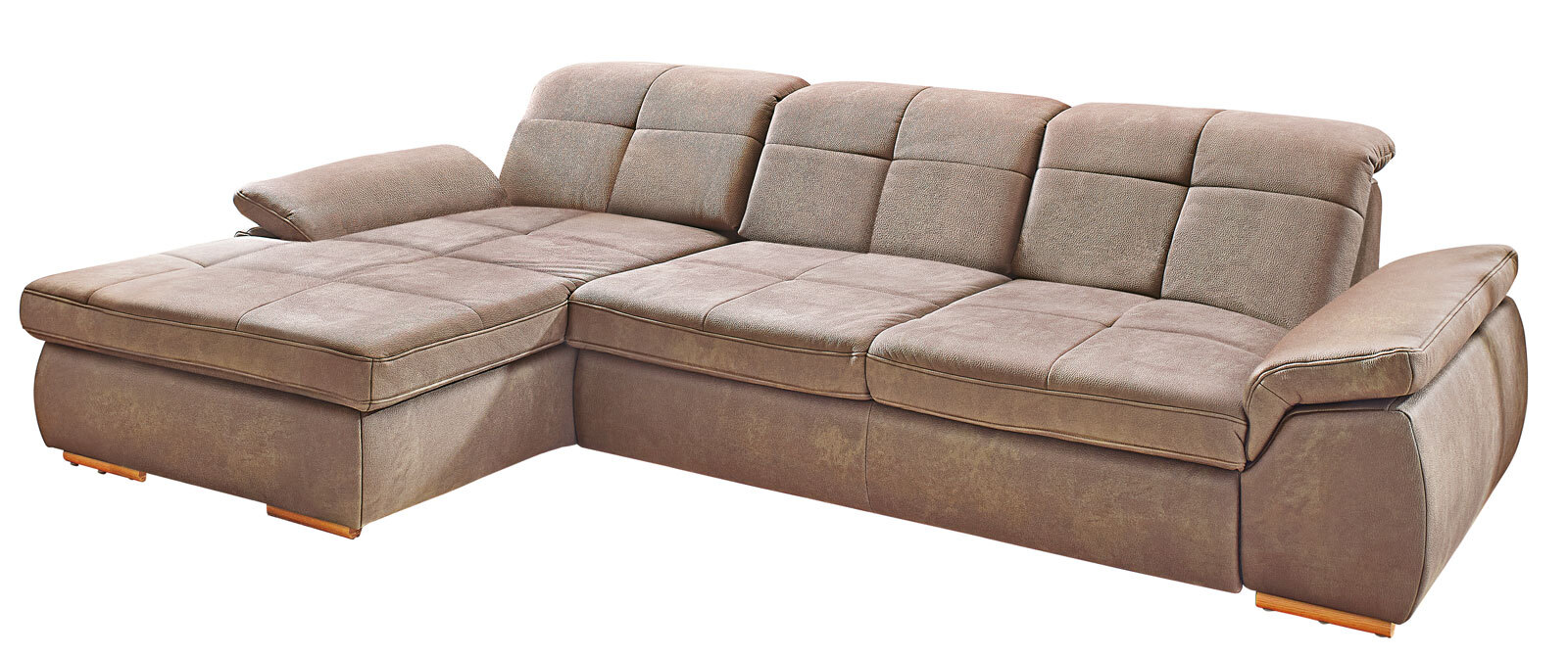 YoungLife Ecksofa CAPRI IV SF-L nougatbraun