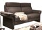 LASCONDO Sofa 2-Sitzer MAXIM I 158 cm Stoffbezug orlando chocolatebraun