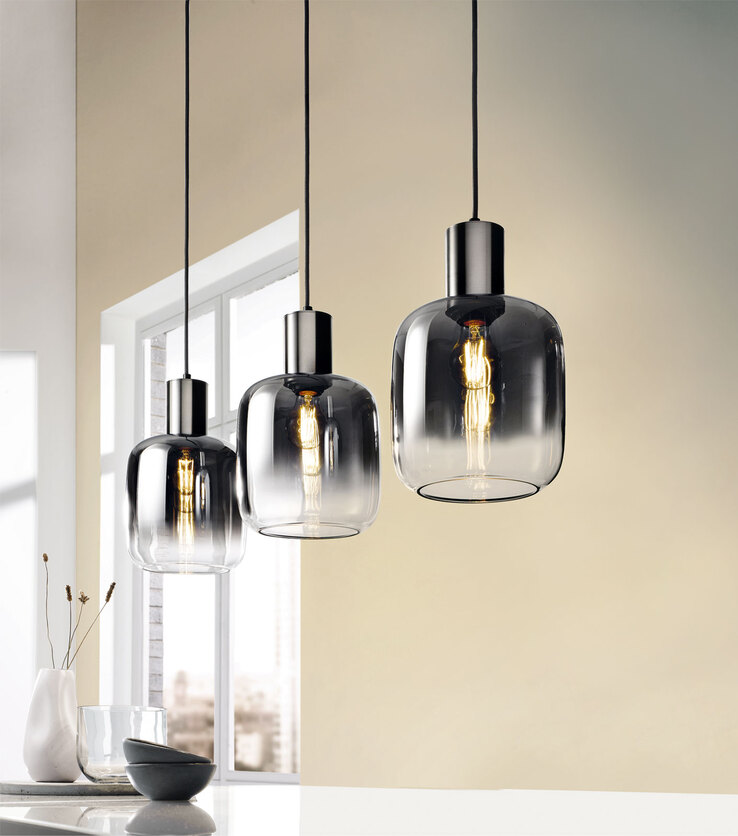 casaNOVA Retrofit Balkenpendel SVENJA 3-flg anthrazit