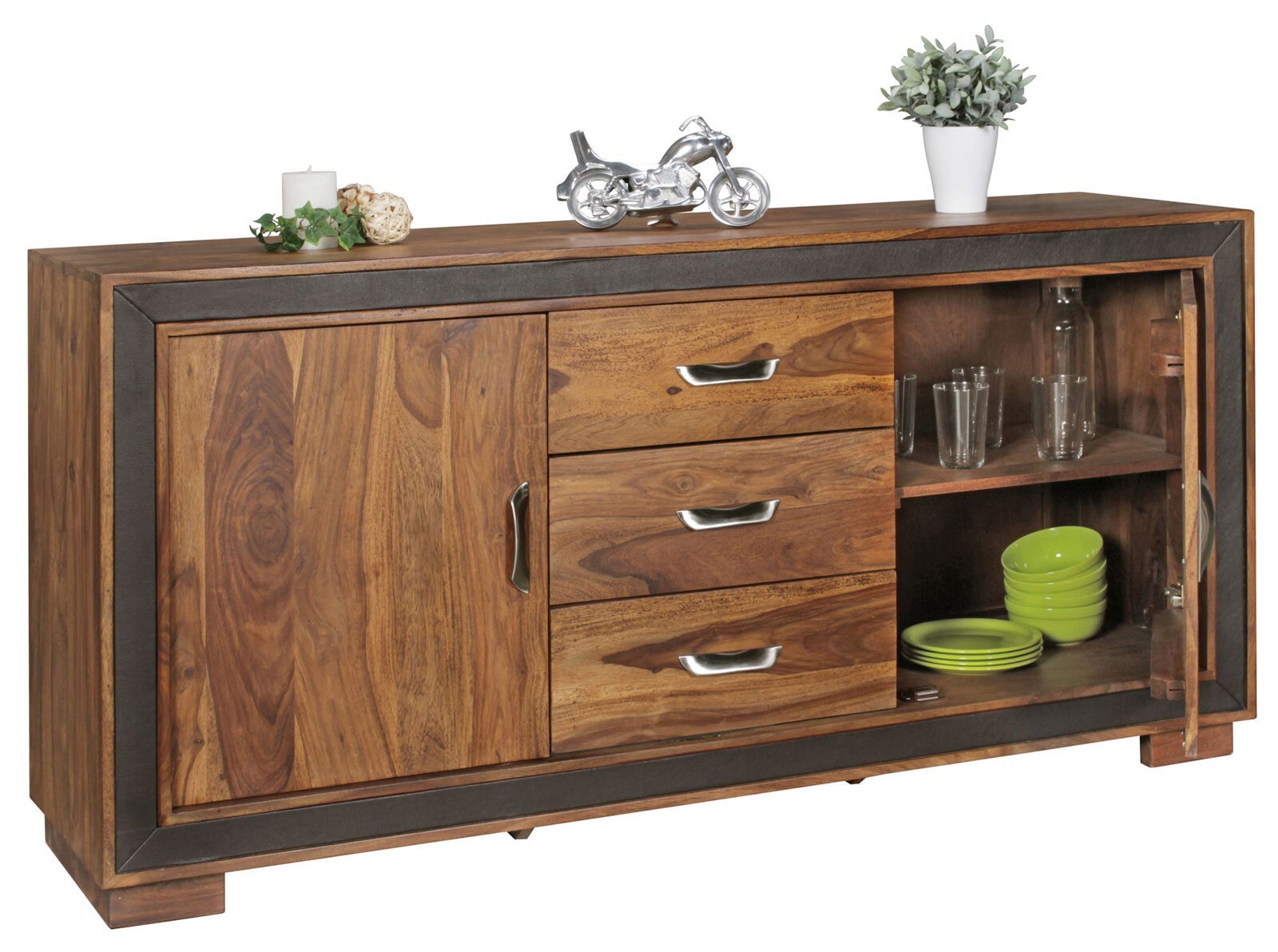 CASAVANTI Sideboard 160 x 80 cm braun