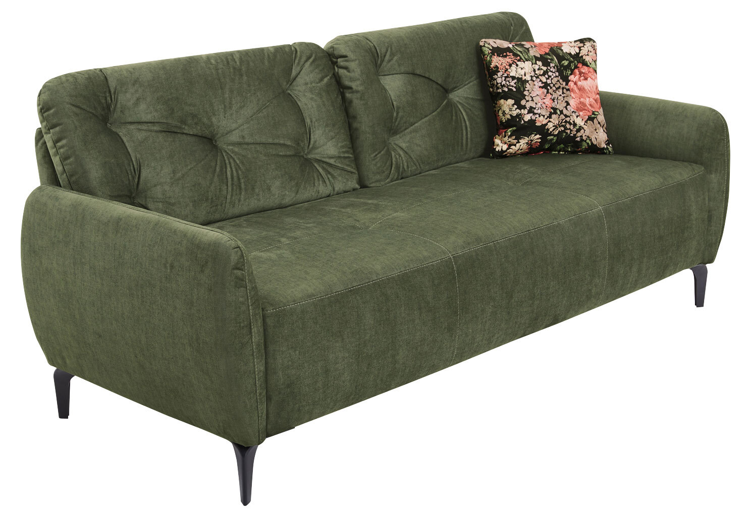 Sofa 3-Sitzer VENTA dunkelgrün