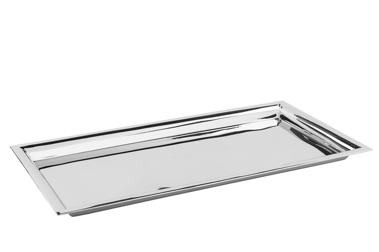 Fink Tablett NAGANO 24 x 48 cm Edelstahl silberfarbig