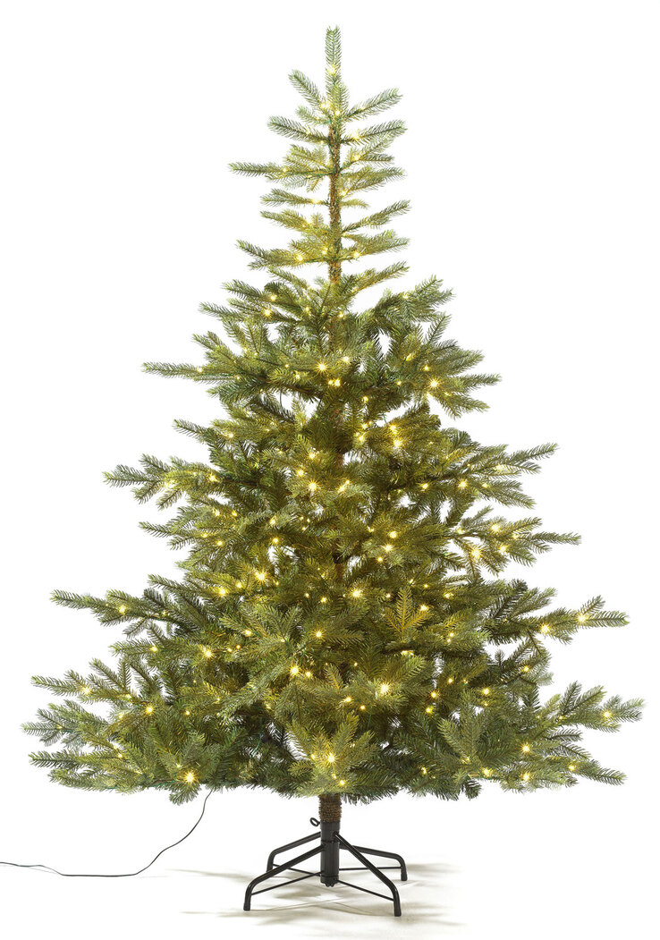casaNOVA Weihnachten Tannenbaum mit LED Beleuchtung GRANDIS 180 cm