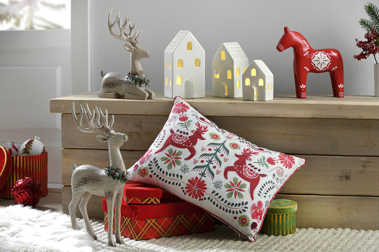 casaNOVA Weihnachten LED Lichtobjekt Haus 12 cm