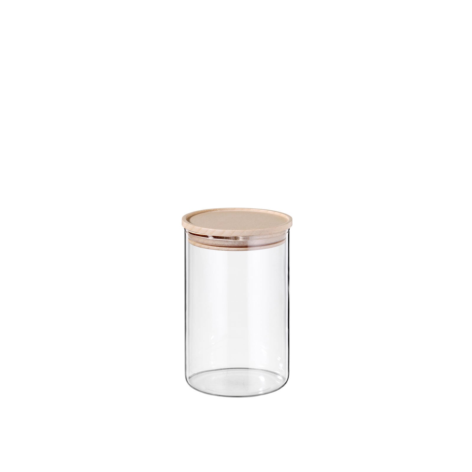 SIMAX Vorratsglas mit Holzdeckel 900 ml Sicherheitsglas transparent