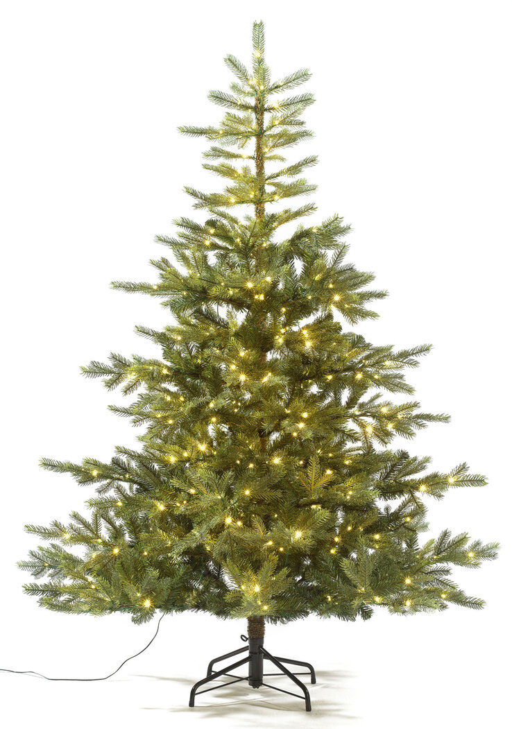 casaNOVA Weihnachten Tannenbaum mit LED Beleuchtung GRANDIS 180 cm