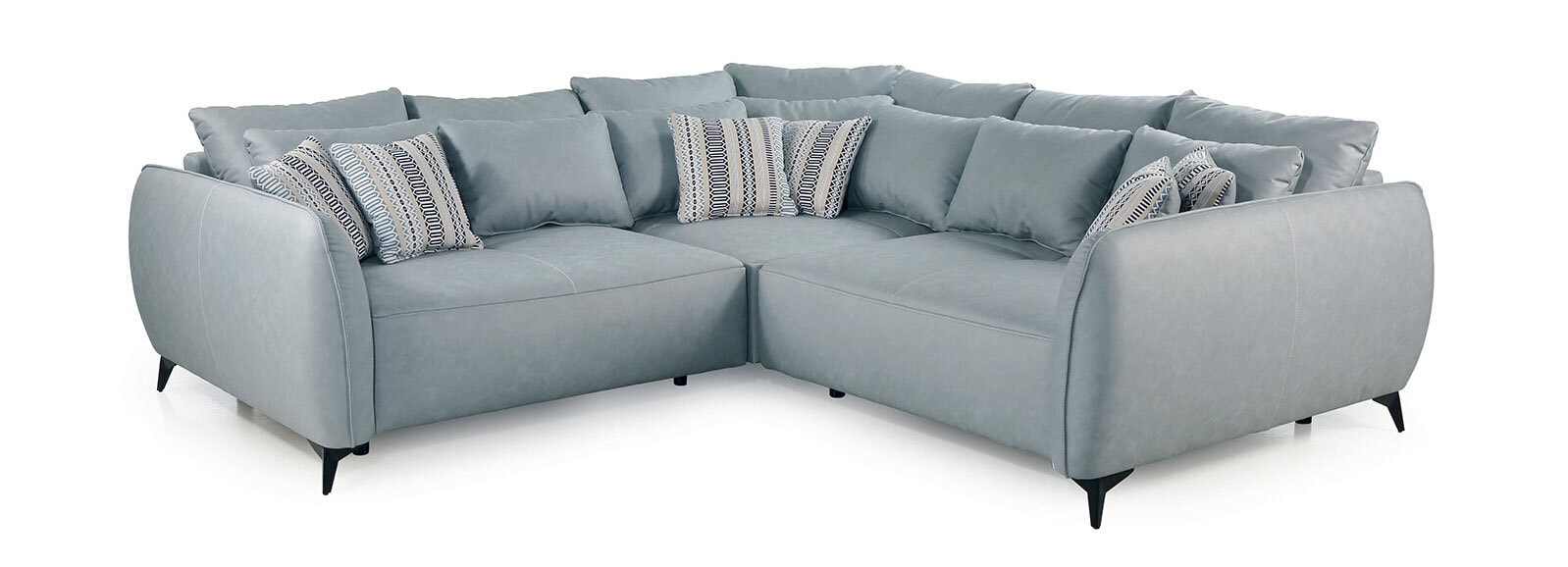 Ecksofa R APOLDA hellblau