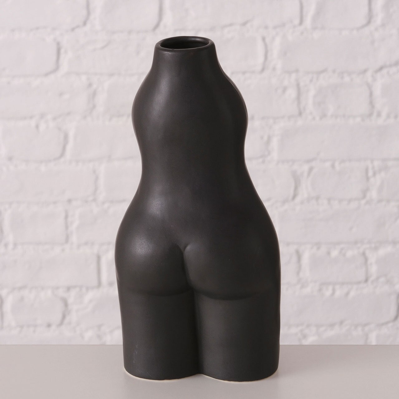 Vase AURICE 22 cm schwarz