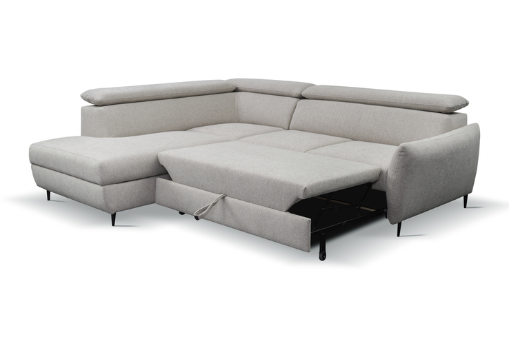 Ecksofa OSCAR 212 x 253 cm grau