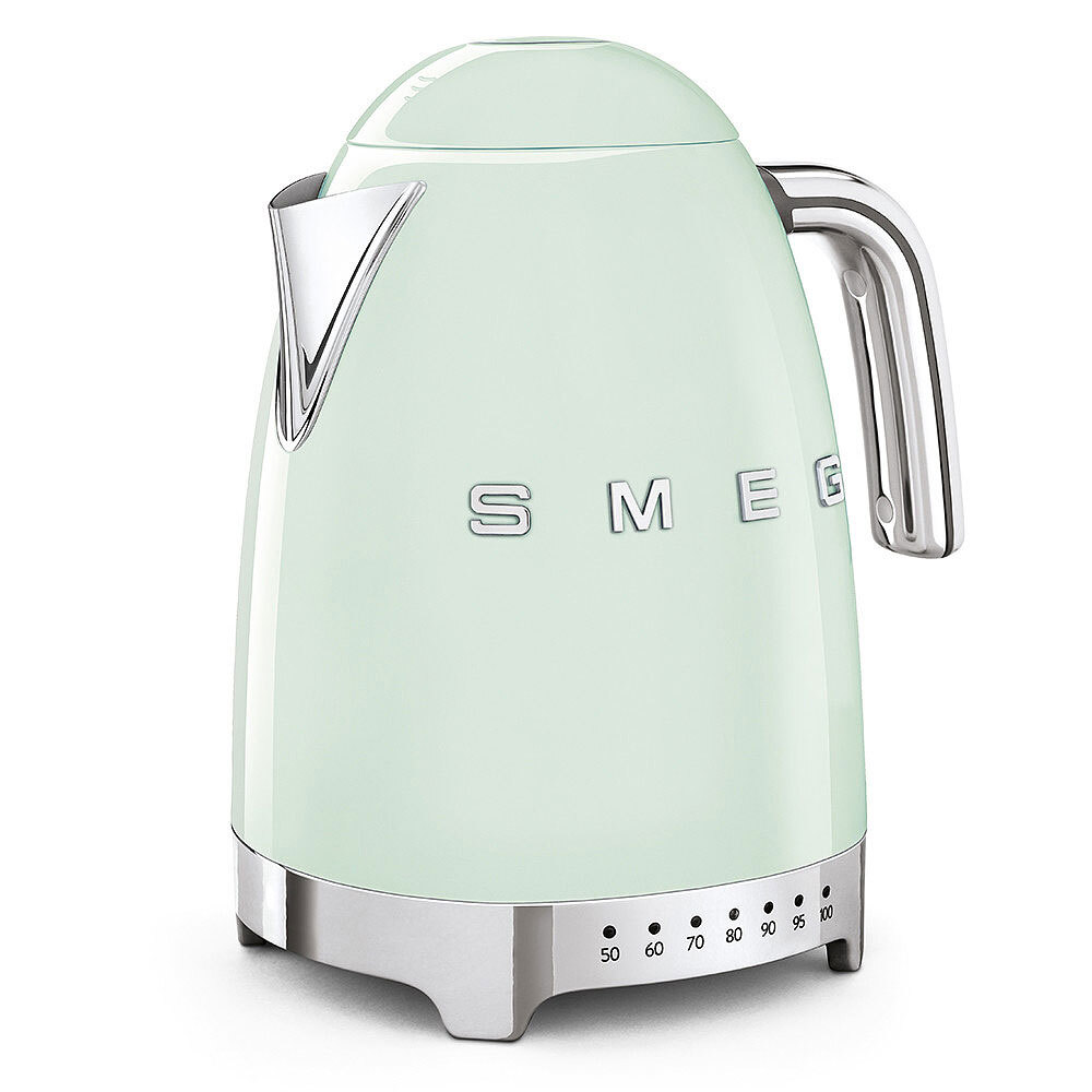 SMEG Wasserkocher 1700 ml variable Temperatursteuerung Pastellgrün