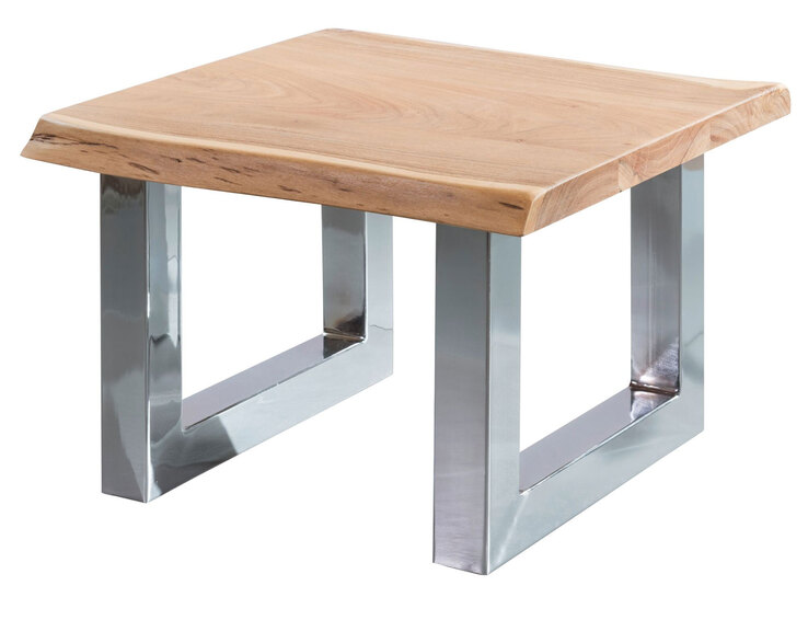 Couchtisch 60 x 58 cm braun