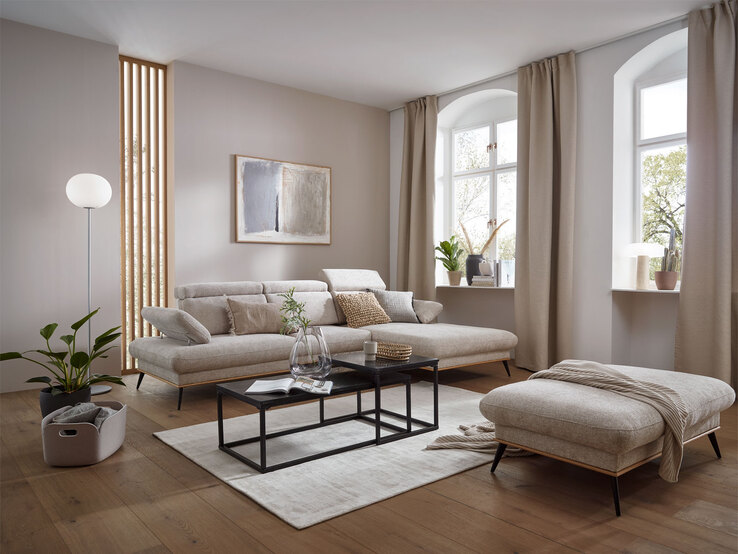 Ecksofa SANTORINI grau