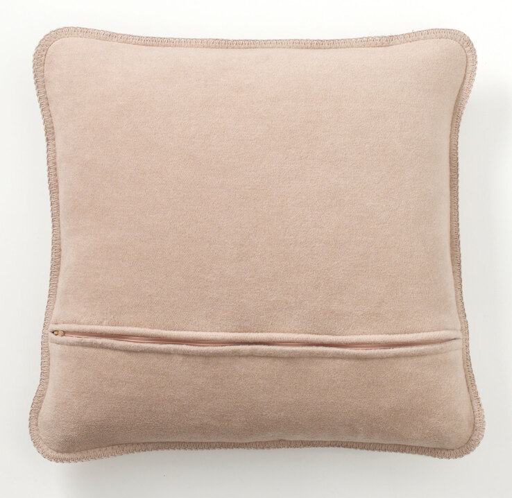 JOOP! Kissenhülle UNI DOUBLEFACE 50 x 50 cm beige/grau