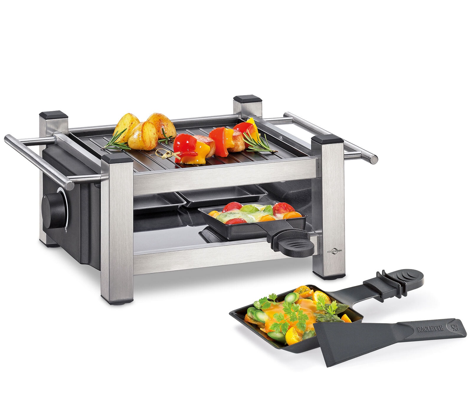 KÜCHENPROFI Raclette Set TASTE4 9-teilig