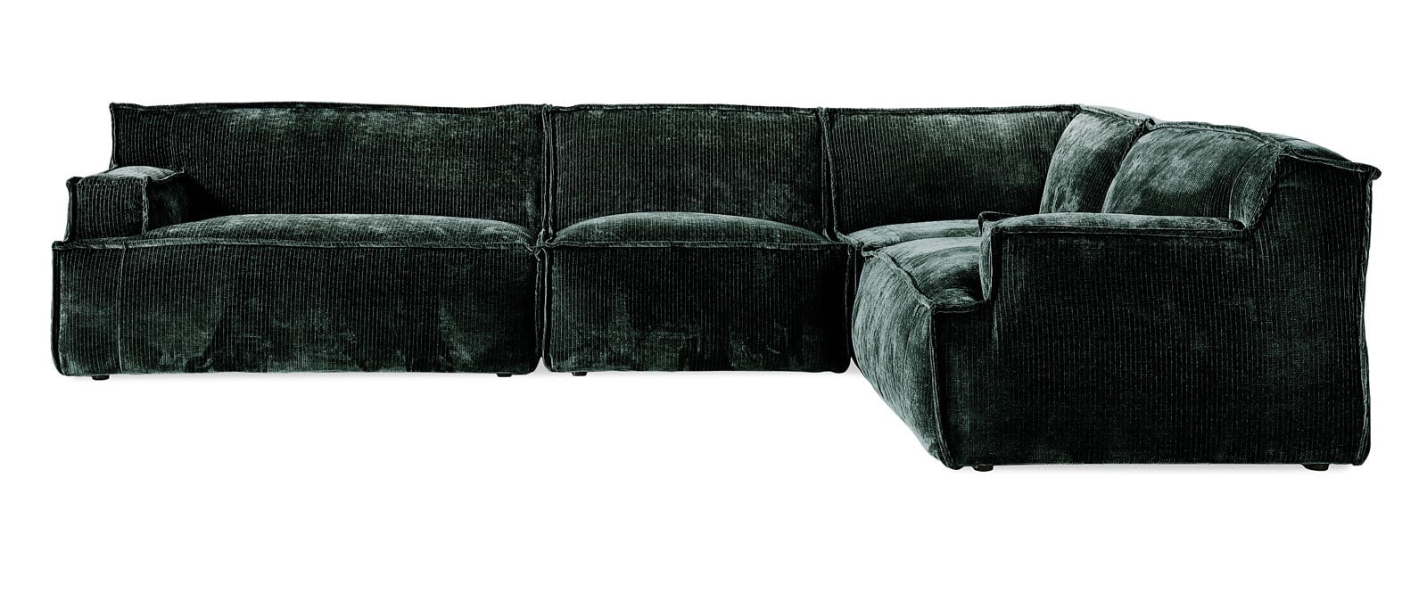 BOHOME Ecksofa LEEDS Cord Levis niagara