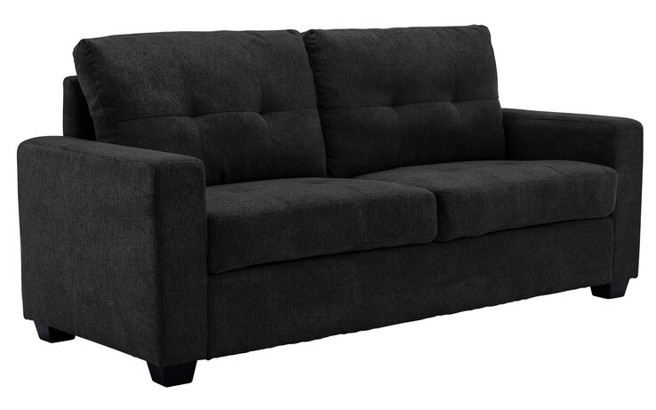 Sofa 3-Sitzer PARIS schwarz