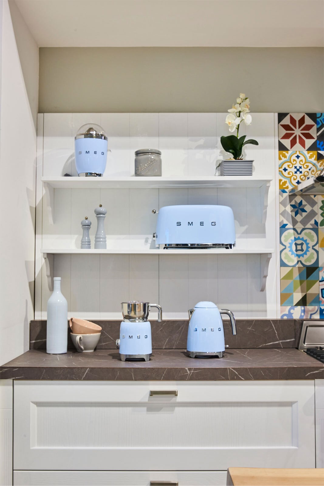 SMEG Zitruspresse pastellblau