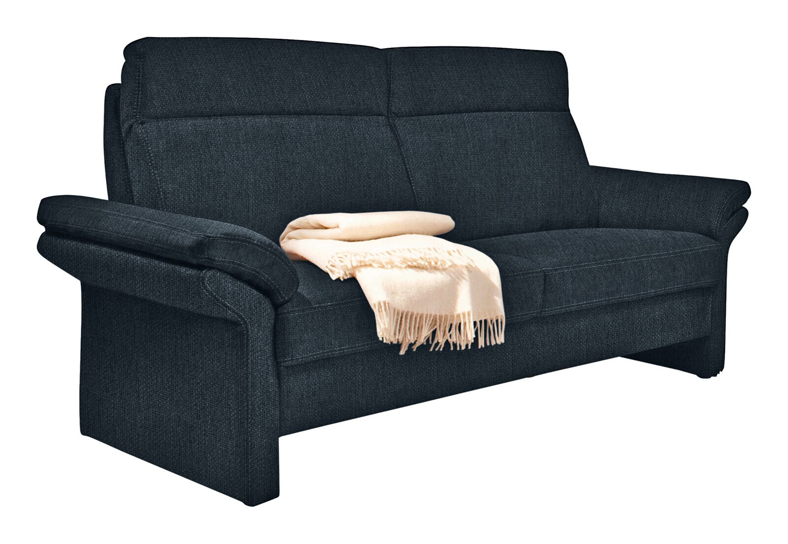 LASCONDO Sofa 2-Sitzer MAXIM I 158 cm Stoffbezug orlando deepoceanblau