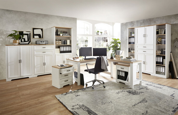 CASAVANTI Aktenschrank Pinie hell/ Artisan Eiche