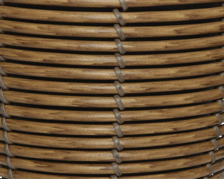 Outdoor Pflanztopf zum Hängen 22 cm Rattanoptik