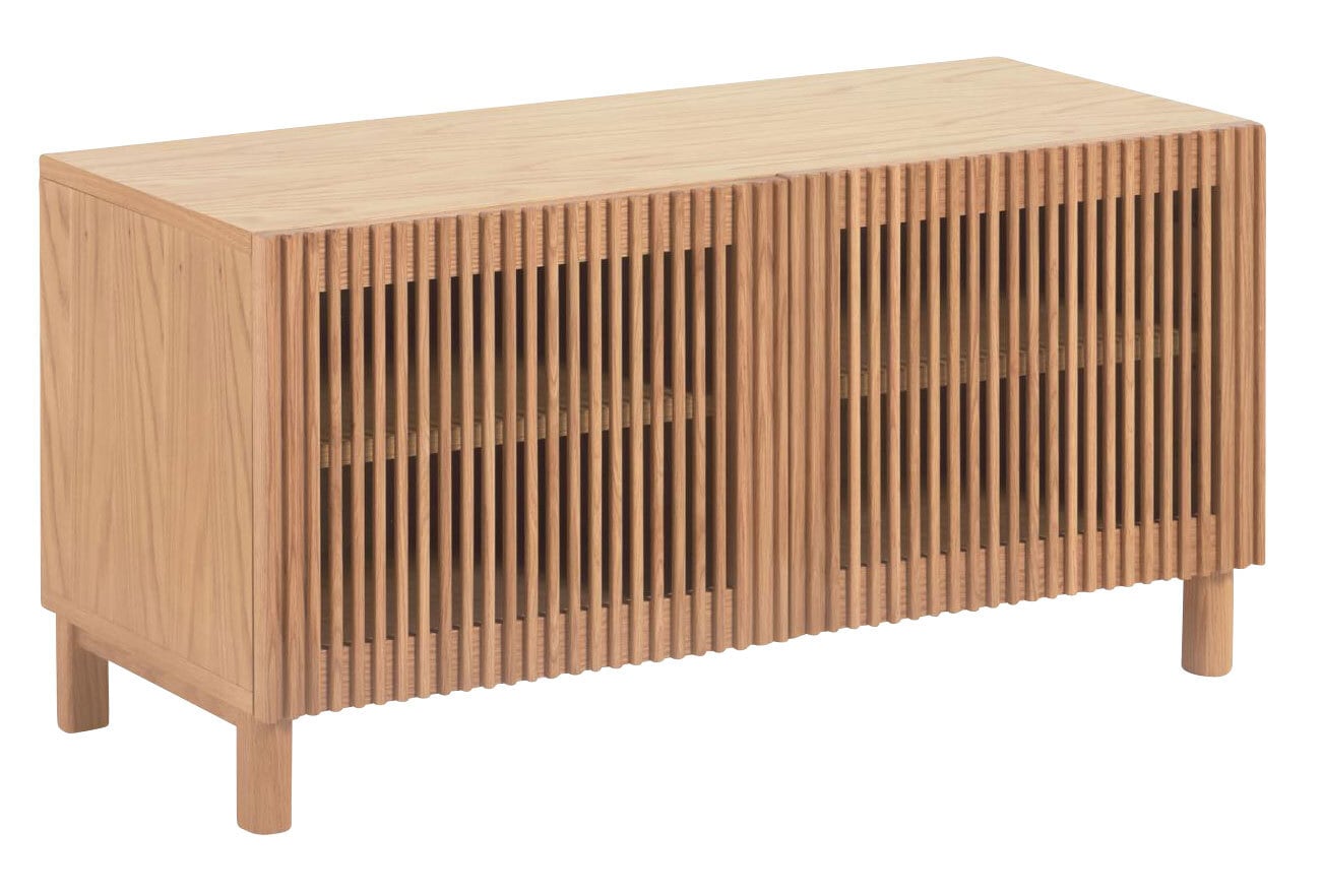 Kave Home Sideboard BEYLA 98,5 x 49,5 cm Eiche braun 