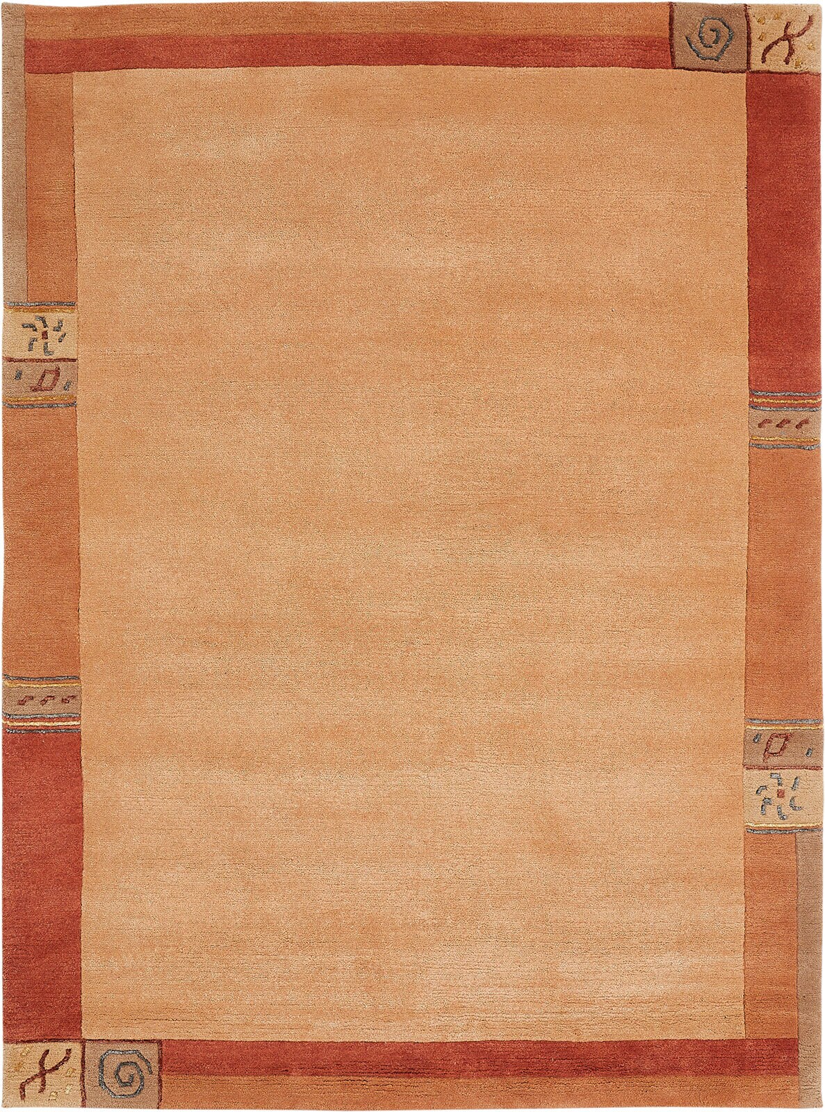 Teppich MANALI 200 x 250 cm orange