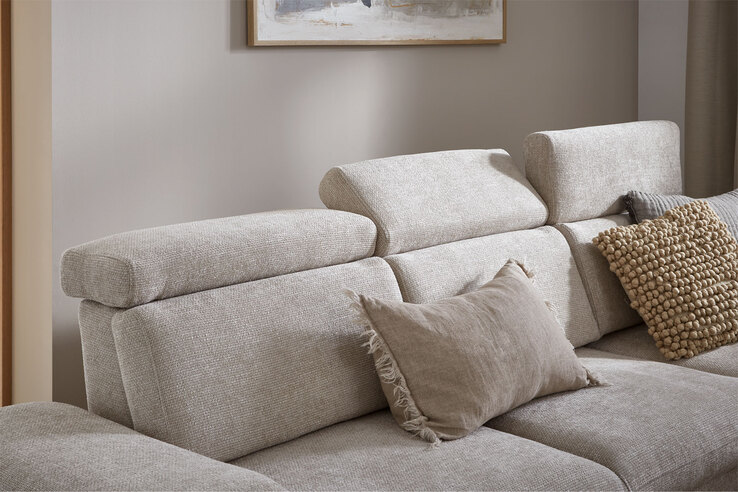 Ecksofa SANTORINI grau