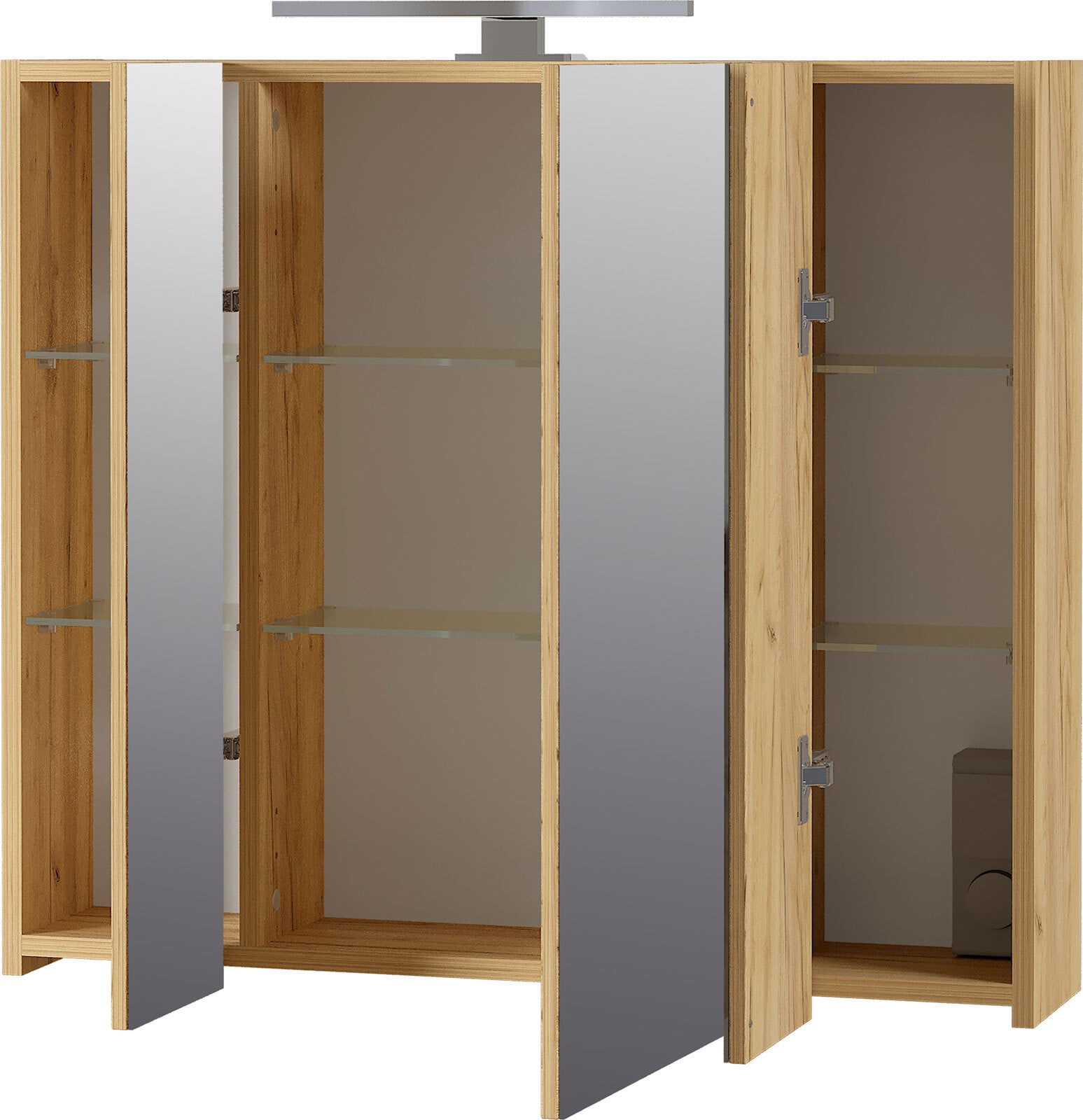 CASAVANTI Spiegelschrank ZINO 76 x 75 cm Navarra Eiche