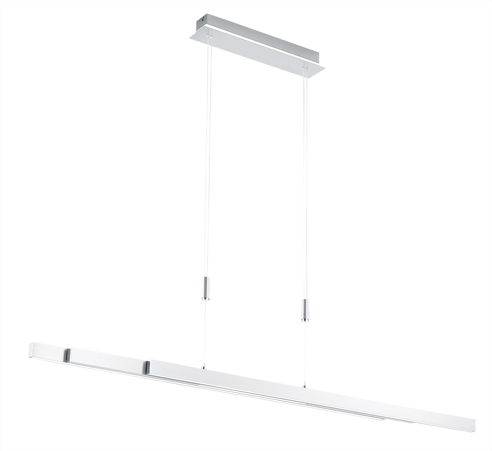 casaNOVA LED Balkenpendel LAETITIA 114-180 cm alufarbig