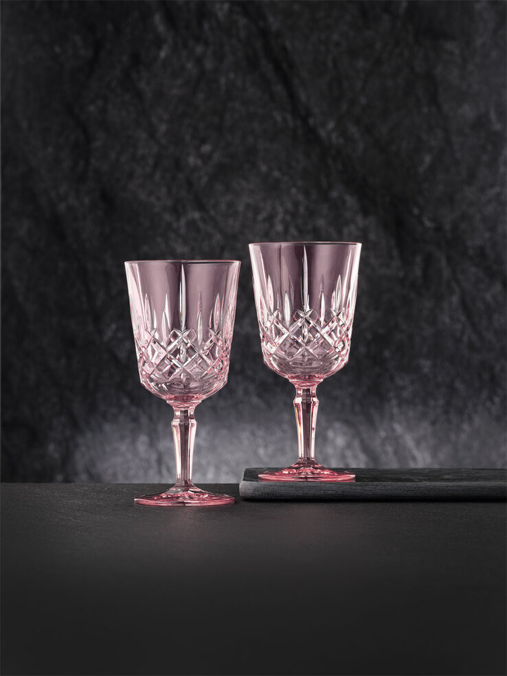 Nachtmann Cocktail- / Weinglas NOBLESSE 2er Set rose Kristallglas