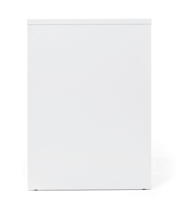 Schreibtisch 130 x 75 cm weiß matt
