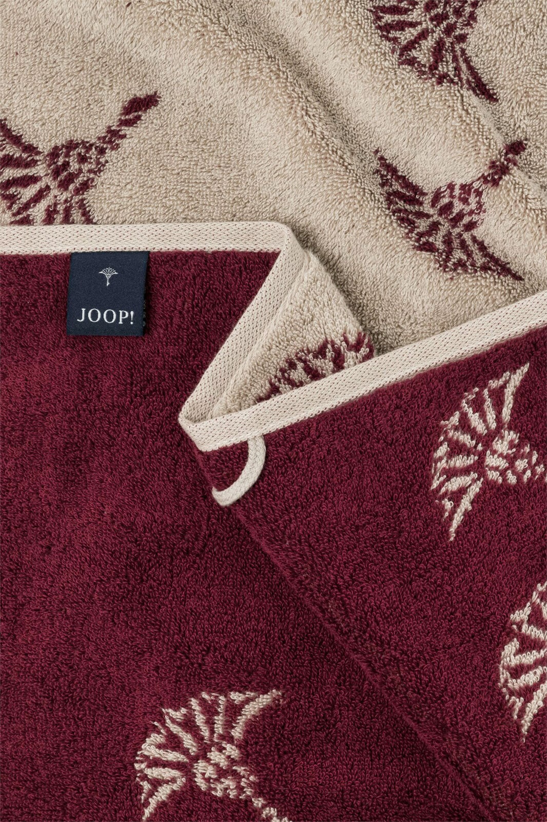 JOOP! Badetuch SELECT CORNFLOWER 80 x 150 cm rouge