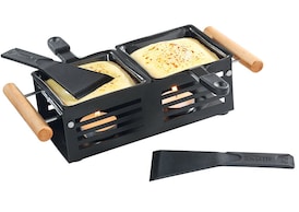 cilio Käse-Party Raclette FORMAGGIO 25x8x11,3 cm Metall schwarz