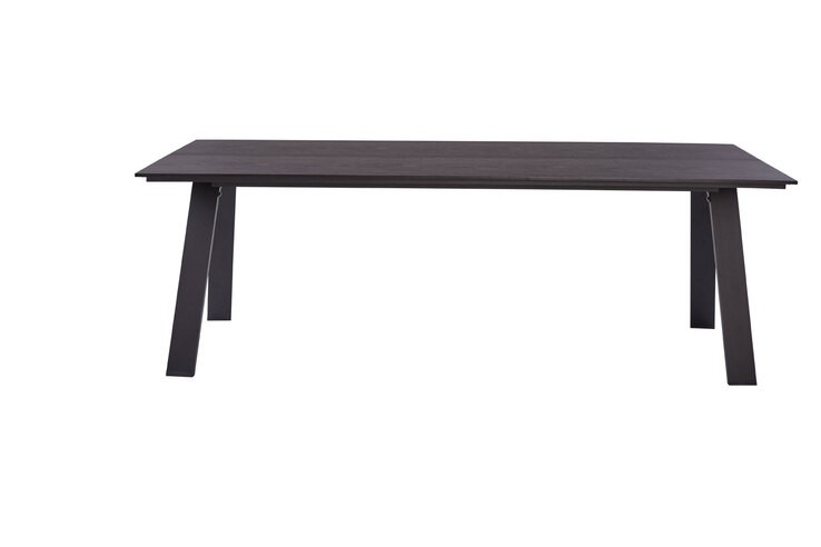 Garden FLAIR Gartentisch TINA 220 x 100 cm schwarz