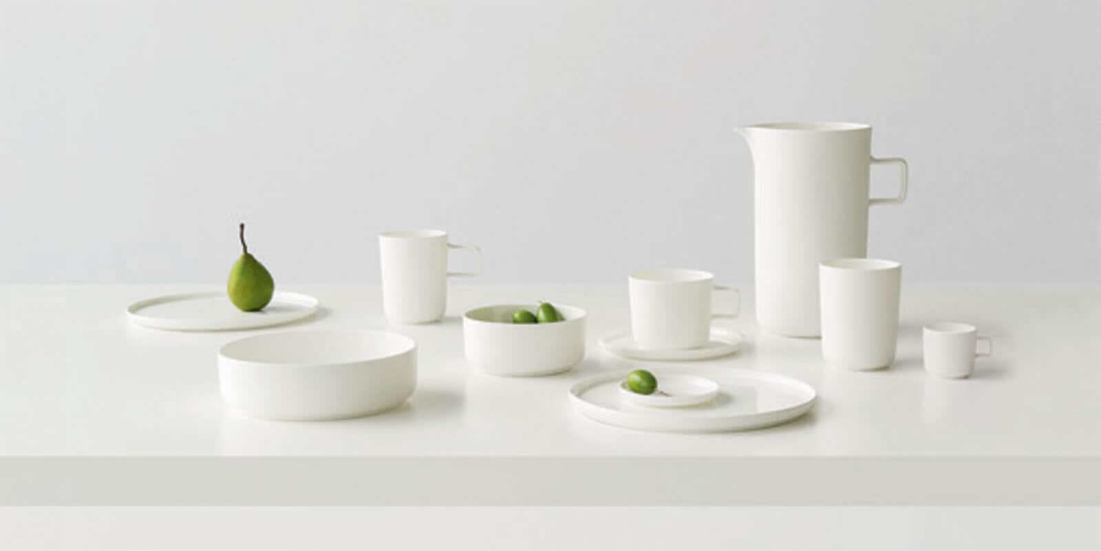 ASA Espressotasse OCO mit Untertasse 6er Set Weiß Keramik