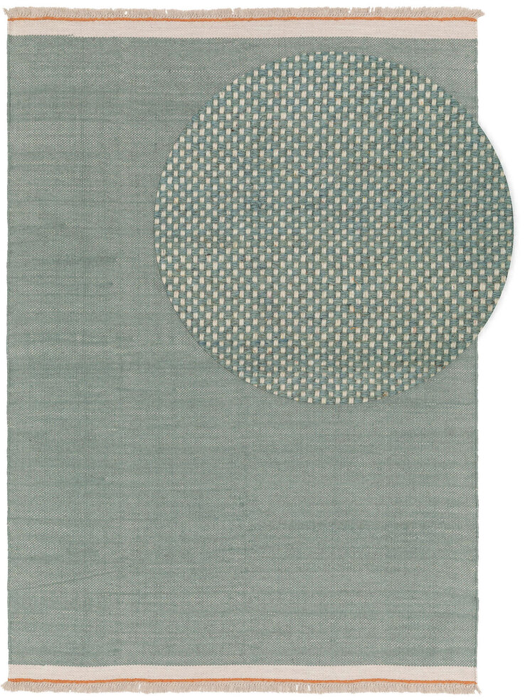 benuta POP Wollteppich KARLA 160 x 230 cm mint