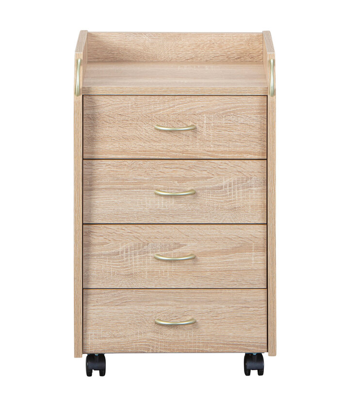Rollcontainer ROBIN 36x65x40 cm Sonoma-Eiche Dekor